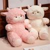 Большой размер овцы плюшевая игрушка очень мягкие плюшевые игрушки розовая белая овца кукла мягкая игрушка подарки для девочек и детей