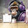 Wallpaper DJ Monkey Purple