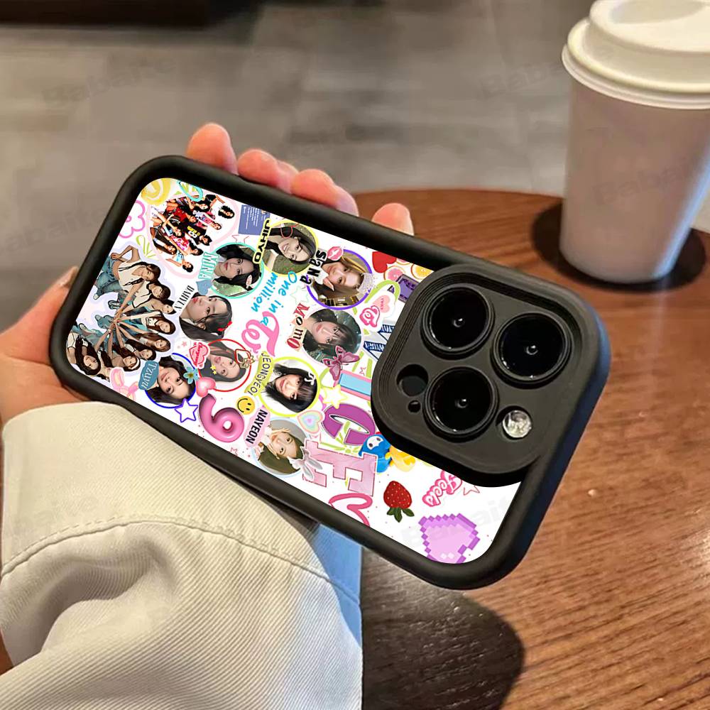 Чехол для телефона Kpop T-Twice для IPhone 17 16 15 14 13 12 11 Pro Max Plus