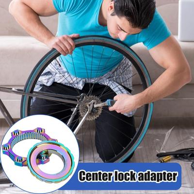 Адаптер Centerlock для велосипеда на 6 отверстий Преобразование втулки горного велосипеда с Centerlock на 6 болтов Ротор дискового тормоза Велосипедные аксессуары