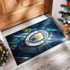 Фланелевый ковер с принтом Manchester City, нескользящий, мягкий, из полиэстера, для пола, декоративный коврик для спальни, гостиной, дивана