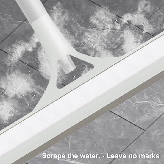 Cleaning Brush with Integrated Scraper All-Purpose Shower Glass Cleaner Easy To Clean Rust-Resistant Window Scraper
