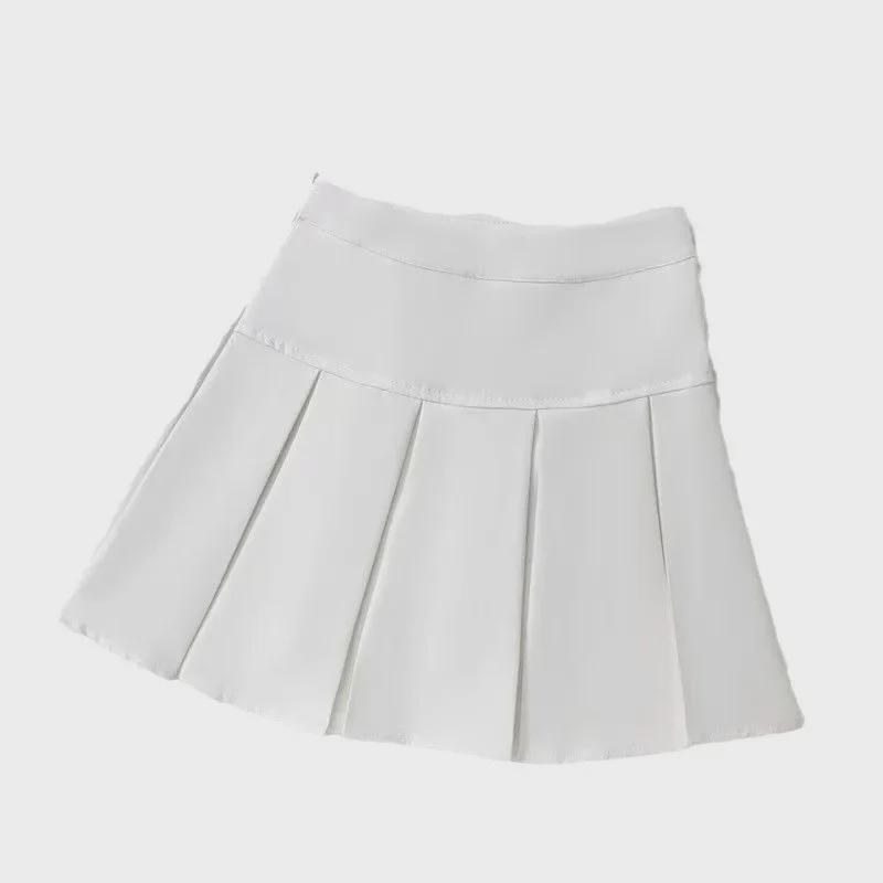 High Waist Pleated Skirt - Spring/Summer Edition, Anti-Exposure, Slim Fit, Short JK Style