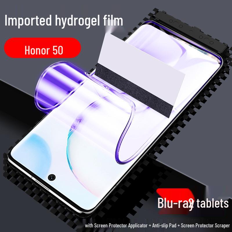 Гидрогелевая и закаленная защитная пленка для экрана для Honor 50, 50 Pro и 50 SE - Полное покрытие