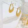 Французские нишевые ретро серьги из титановой стали с решеткой, серьги-клипсы для девушки, простой характер, стиль «императорская сестра», оптовая партия