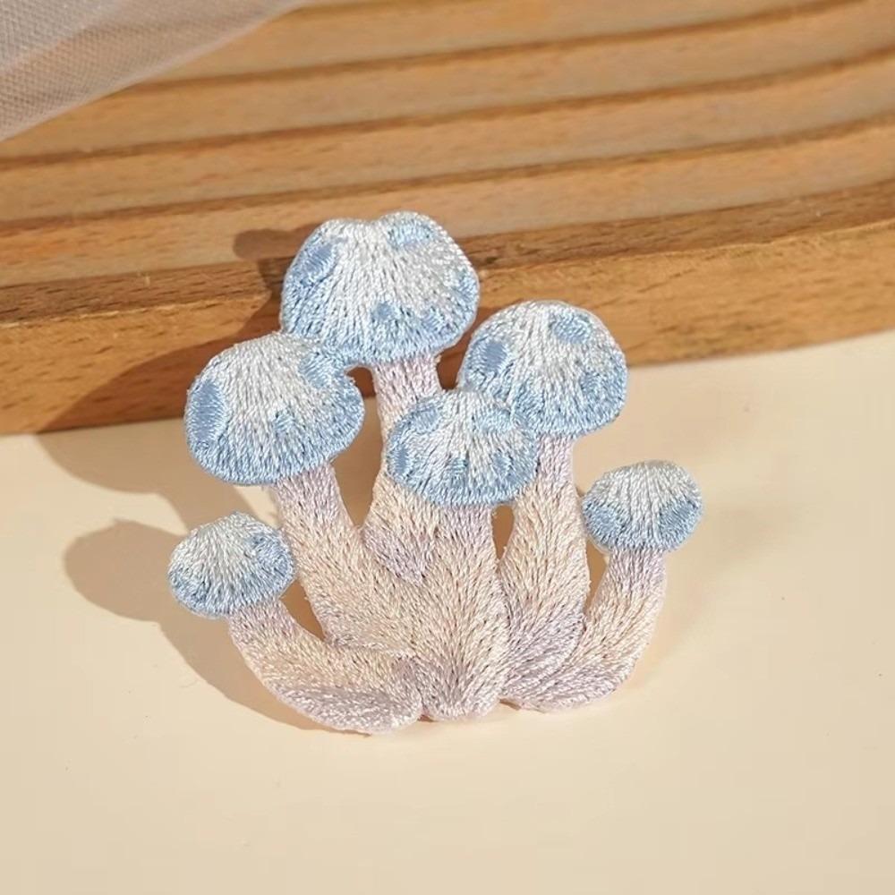 Plant Colored Shoulder Bag Patches 6cm DIY Bag Decoration New Embroidery Patches For Girls