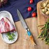 Острый многоцелевой кухонный нож из дамасской стали, нож для нарезки и очистки овощей, поварской нож, нож для хлеба, кухонный нож, топор для мяса