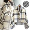 Sweater Wrap Topper Blanket Wearable Blankets Shawl Flannel Lazy Casual Office Blanket Fall Winter Jacket Front Poncho Cozy