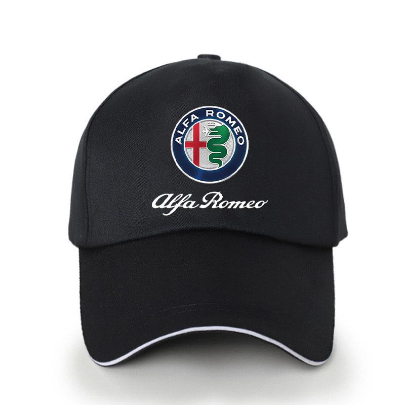 Логотип автомобиля Dad Hat Винтажная хлопковая бейсболка Унисекс Спортивная кепка Для Alfa Romeo giulia stelvio giulietta 159 147 156 Аксессуары