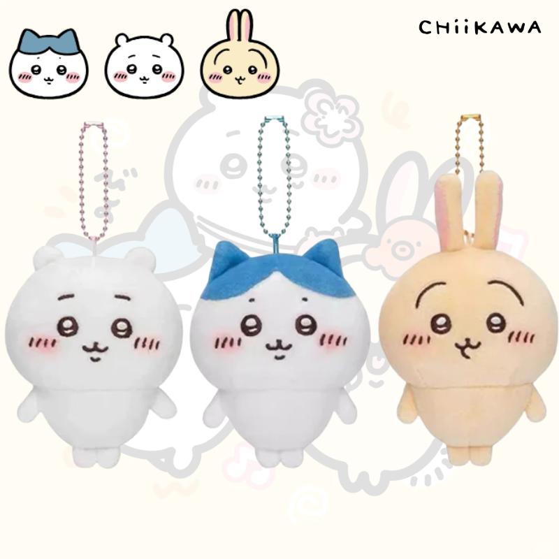 Новая аниме-плюшевая кукла Chiikawa Кавайный плюшевый брелок Усачи Хативарэ Мягкая игрушка-подвеска Милые украшения для рюкзаков Игрушки Подарки