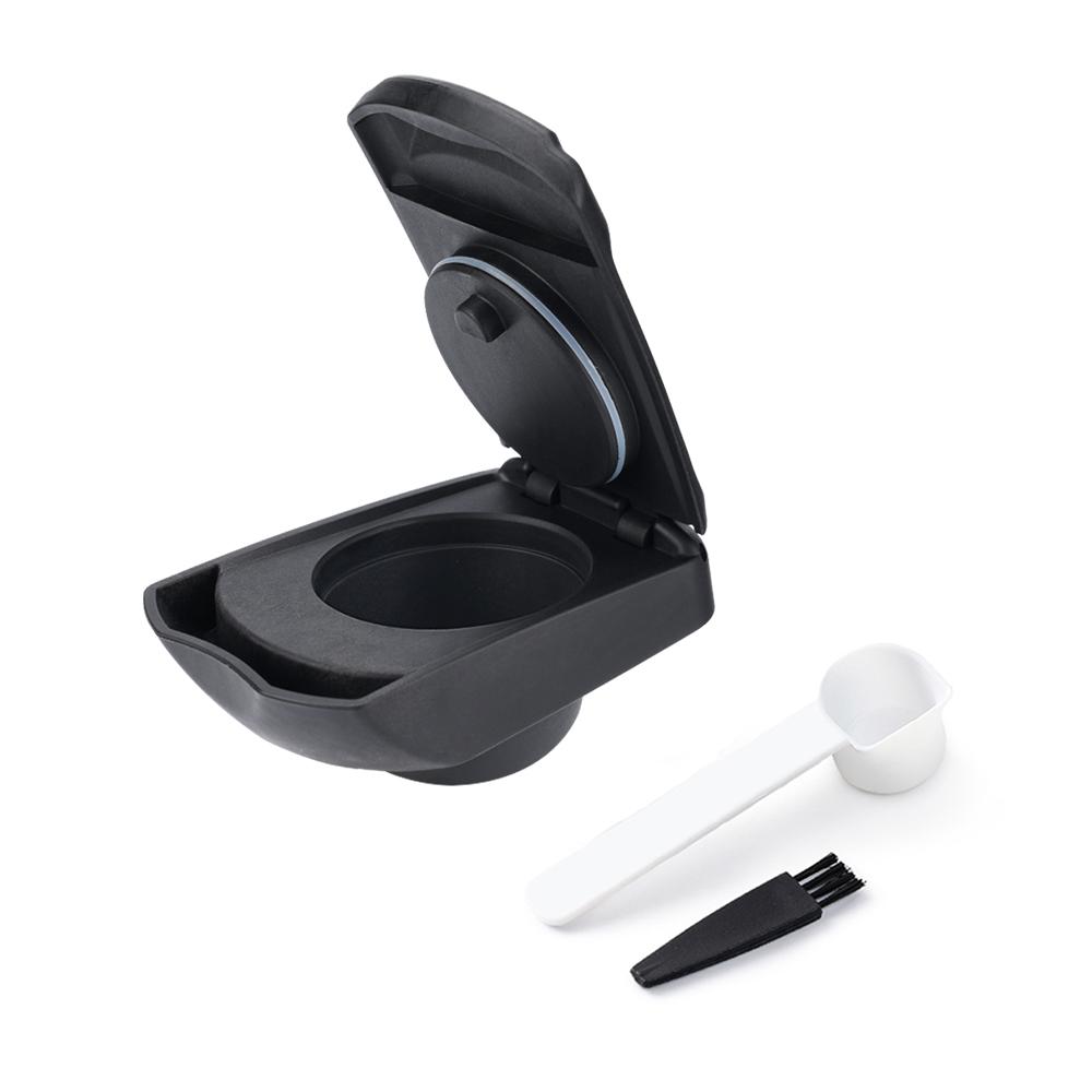 Reusable Refillable Coffee Adapter Powder Dish Cup Compatible with Dolce Gusto Lumio EDG325 Coffee Machine Drawer Holder
