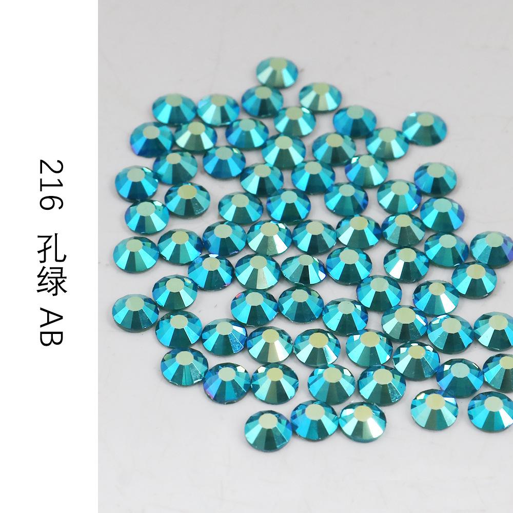 Ss3-Ss30 Разноцветные Стразы AB Стекло Плоское Дно Стразы-Бриллианты Кристалл Цветные Круглые DIY Наклейки для Маникюра Бриллиант