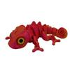 3D Printing Lizard Figures Multi-joint Movable Simulation Eyes for Home Accessories Kids Gift Living Room Decoration
