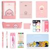 Kakao Friends Tin Case Stationery Set Part 2, Set 1, Apeach, Koreas Best Character