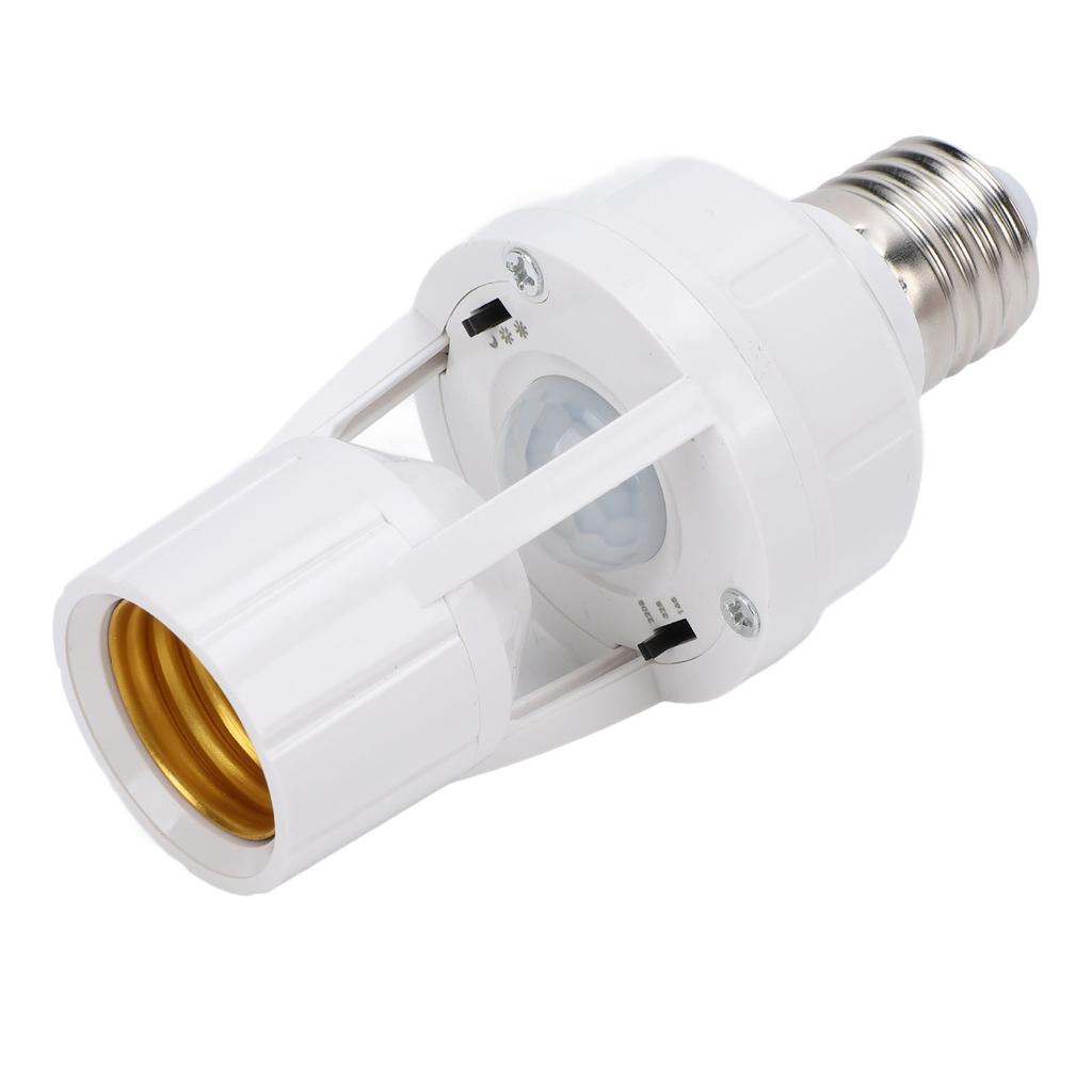 Motion Sensor Light Socket E27 Screw Light Bulb Holder LED Infrared Motion Sensor Lamp Switch