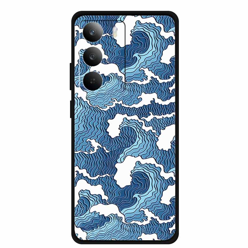 For OPPO Realme C75 3D Flower Case C75X C 75 RMX3941 Cartoon Funda Relief Emboss Coque Phone Cover Silicone Soft TPU Capa Bumper