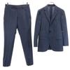UNITED ARROWS Wool Blend Striped Pattern Suit Setup 42 Navy Men's Used