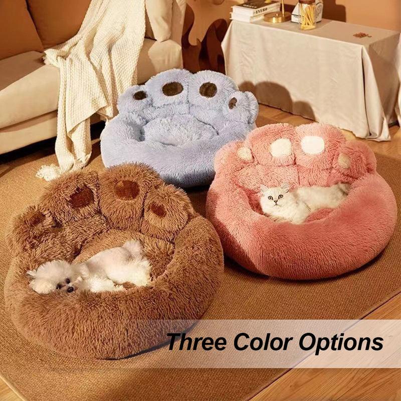 Factory Custom logo Luxury Pet Supplier Stuffed Dog cat Bed Rectangle Shape Removable Lid All Seasons