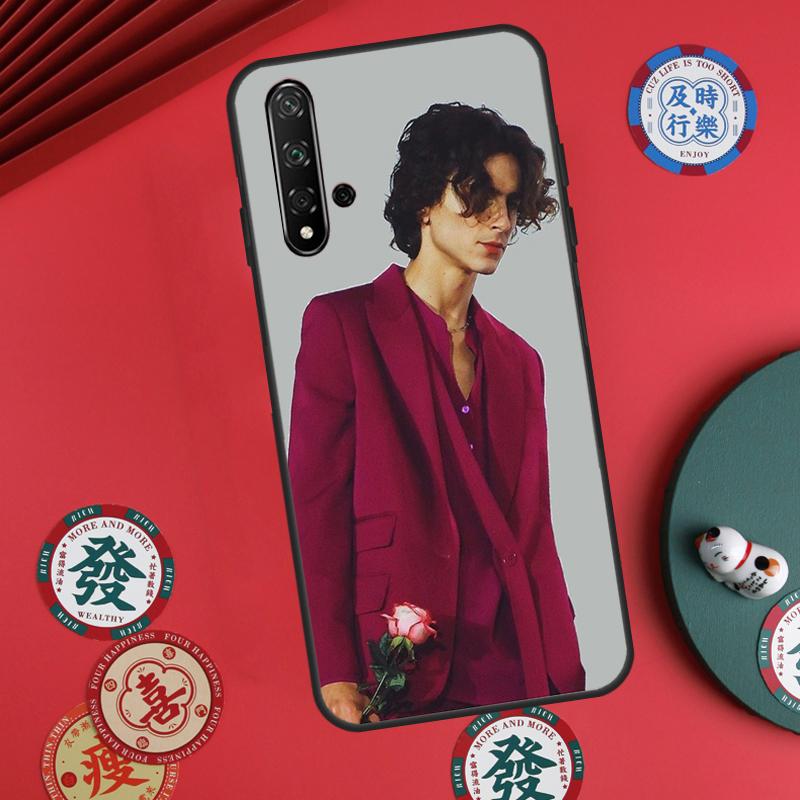 Тимоти Шаламе Актер Для Huawei Nova 12s 7i 8i 11i 12i Y73 Y70 Y90 Y60 Y72 Y61 Y91 9 10 SE P30 Pro P40 Lite Чехол