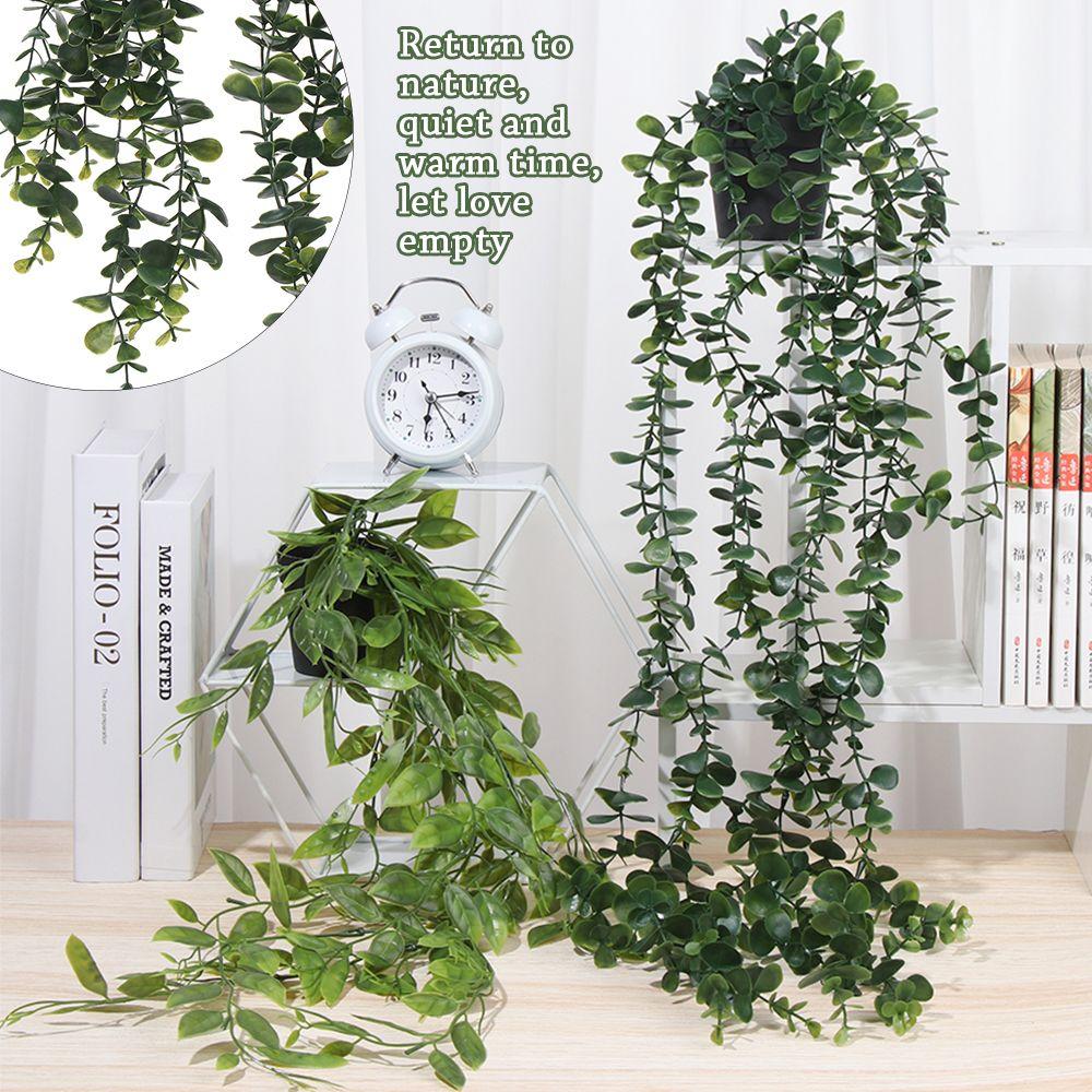 Home Decor Wall Hanging Fake Foliage Garland Plants Artificial Ivy Leaves Eucalyptus Vine