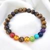 7 Chakra Bracelet Certified Natural Stones Reiki Healing Meditation and Protection For Men and Women