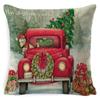 Christmas Snowman Pillowcase Living Room Decoration Linen Pillowcase New Year Santa Claus Christmas Sofa Cushion Cover