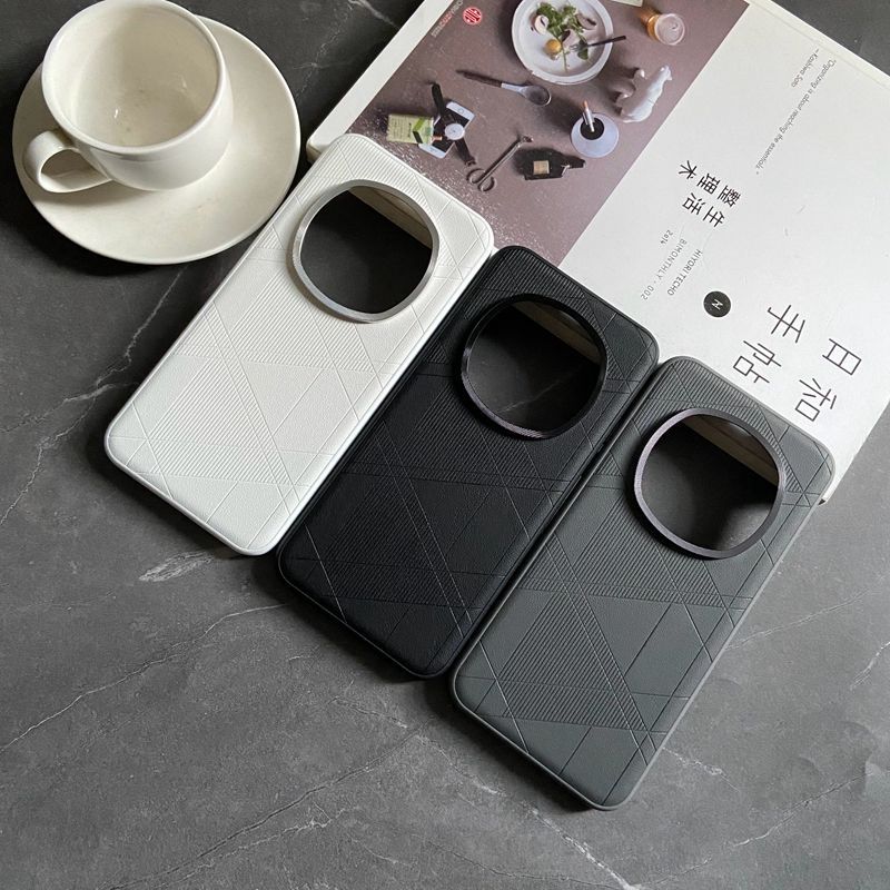 For Xiaomi Mi 15 Ultra Case Luxury Hard PU Matte Diamond Check Protective Back Cover Case For Xiaomi Mi15 Ultra Phone Shell