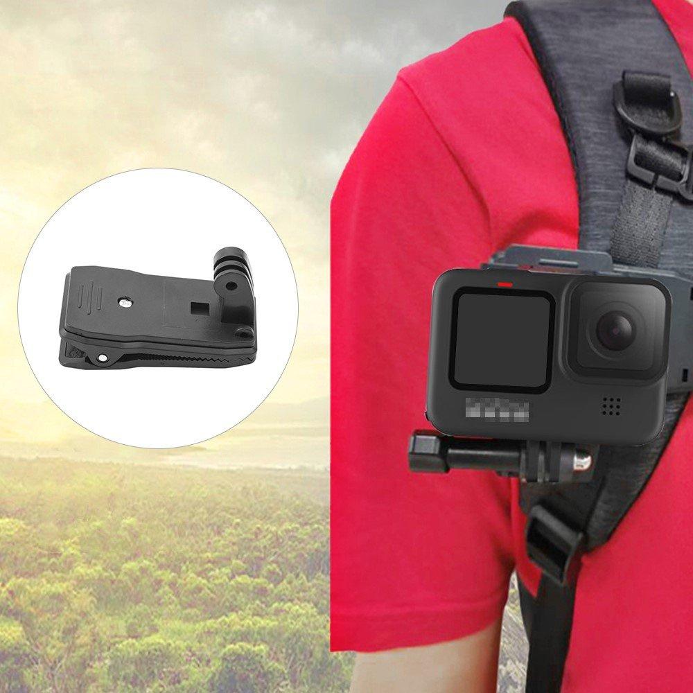 Swivel Clip for GoPro Hero 9 Action Camera, Black