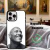 Мощный чехол для телефона D-Dwayne J-Johnson Для iPhone 17, 16, 15, 14, 13, 12, 11 Plus, Pro Max Магнитный Для беспроводной зарядки Magsafe