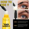 Стойкий гель для укладки бровей Clear Brow Fix Gel с щеточкой