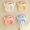 Мультяшный держатель для зубных щеток, милые забавные настенные крючки с присоской для ванной комнаты, аксессуары для декора в подарок для детей