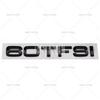 30 35 40 45 50 55 60 TFSI ABS Adhesive Emblem Rear Trunk Badge Sticker Decal for yngc9 A4 A5 A6 A7 A8 Q3 Q5 Q6 Q7 Q8