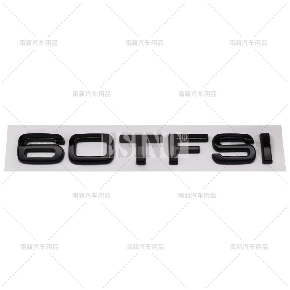 30 35 40 45 50 55 60 TFSI ABS Adhesive Emblem Rear Trunk Badge Sticker Decal for yngc9 A4 A5 A6 A7 A8 Q3 Q5 Q6 Q7 Q8