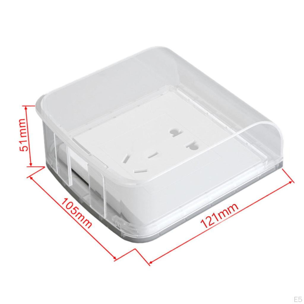 Durable Waterproof Outlet Plug Cover for Bathroom and Kitchen