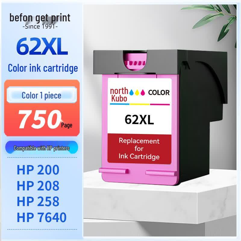 Совместимые картриджи Befon 62/62XL для мобильного принтера HP HPOJ200/258