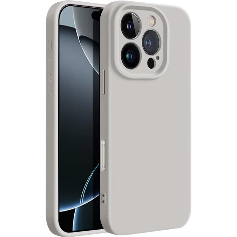 Pisen Гибкий Жидкий Силиконовый Чехол Полного Покрытия для iPhone