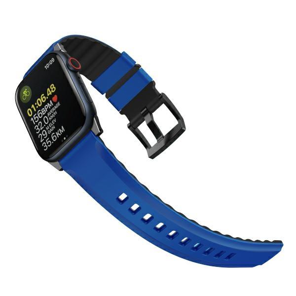 Pasek do Apple Watch Series 1 UNIQ Airosoft Silicone Niebieski