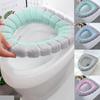 1Pcs Bathroom Toilet Seat Cover Soft Warmer Washable Mat Cover Pad Cushion Seat Case Toilet Lid Cover Accessories Bath Home