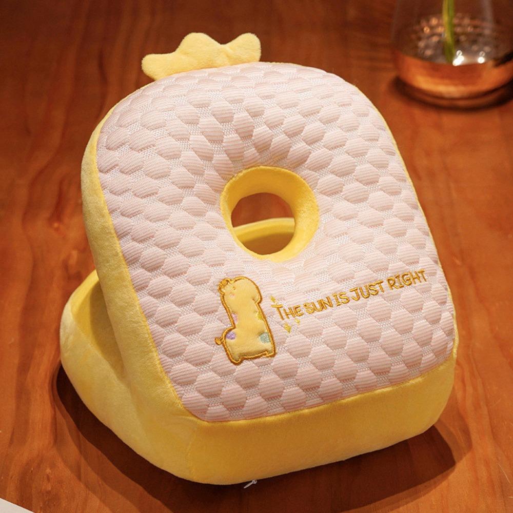 Double-sided Alpaca Pillow Stuffed Toy Ice Bean Hand Warmer Pillow  Winter