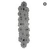 2025 Halloween Decoration Lace Spider Web Skeleton Skull Tablecloth Black Fireplace Mantel Scarf Event Party Supplies