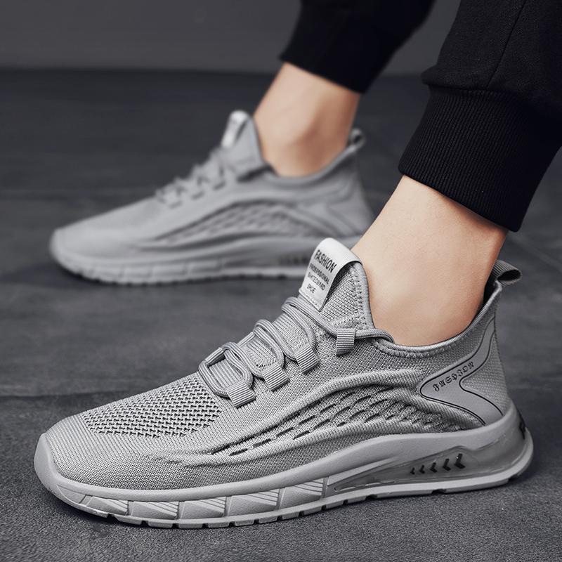 Fashion Men Shoes Lightweight Sneakers Breathable Running Shoes Casual Shoes Summer Walking Shoe Hollow Out Mesh Tenis Masculino