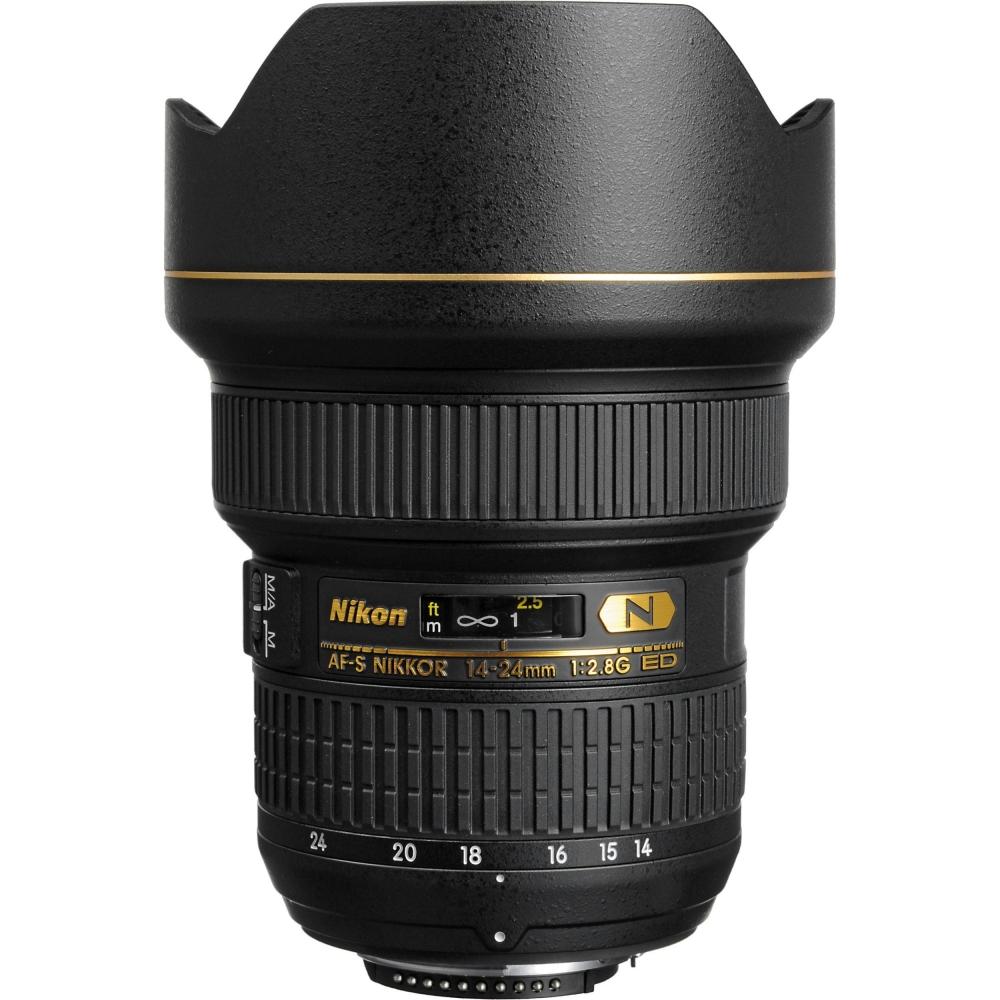 Сверхширокоугольный зум-объектив Nikon AF S NIKKOR 14 24 мм f 2.8g ED, совместимый с полноразмерными объективами