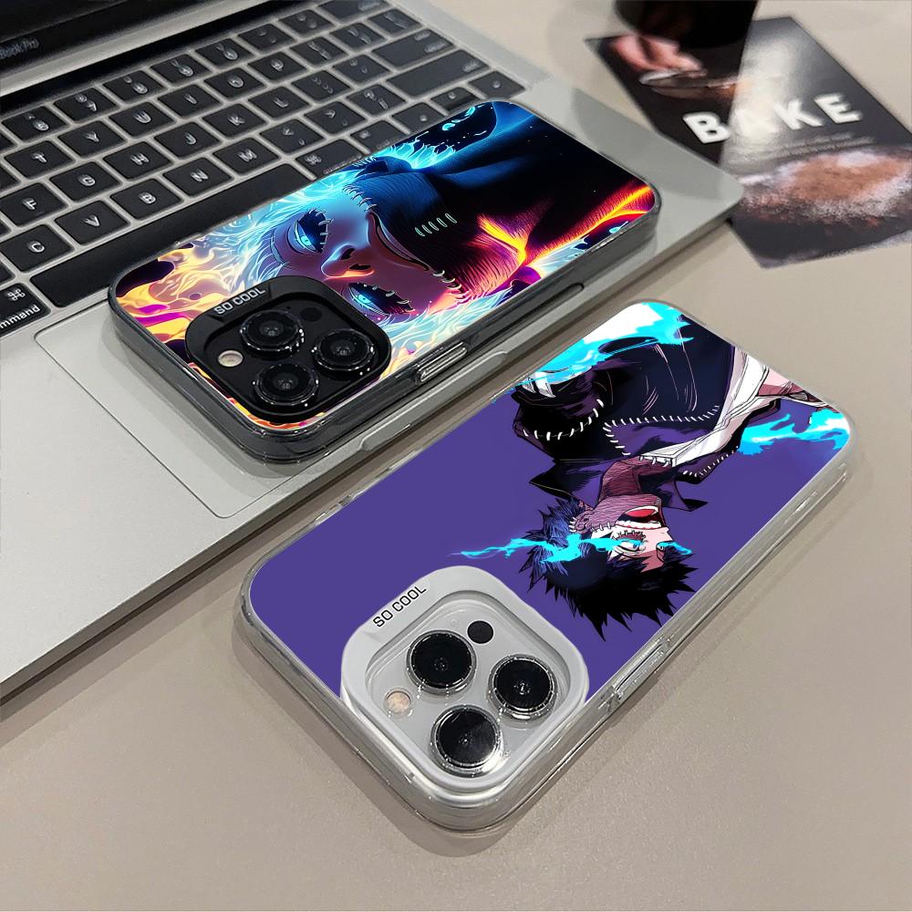 My Hero Academia Dabi Phone Case for iPhone 17 16 15 14 13 12 11 X XR XS 8 7 Pro Max Plus Translucent Colour Protective Pretty