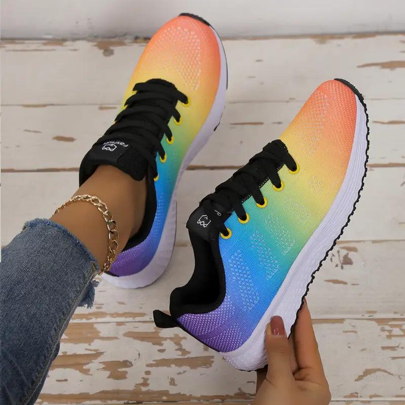 Легкие дышащие беговые кроссовки в корейском стиле Fly Knit 2026 года для женщин и мужчин