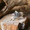 New Japanese Handmade Indian Style Sun God Silver Ring American Trendy Unisex Style Ring
