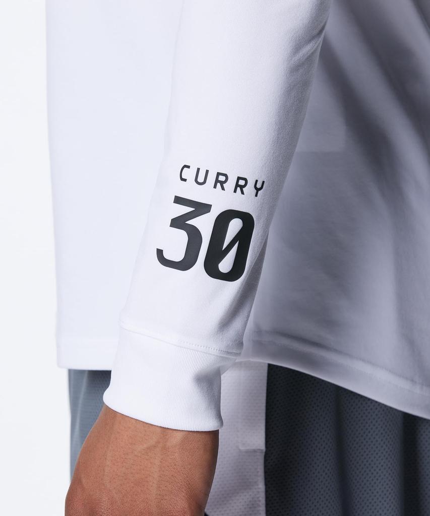 CURRY TECH GRAPHIC LS LG [Under Armour] ФУТБОЛКА, Белый, Черный,