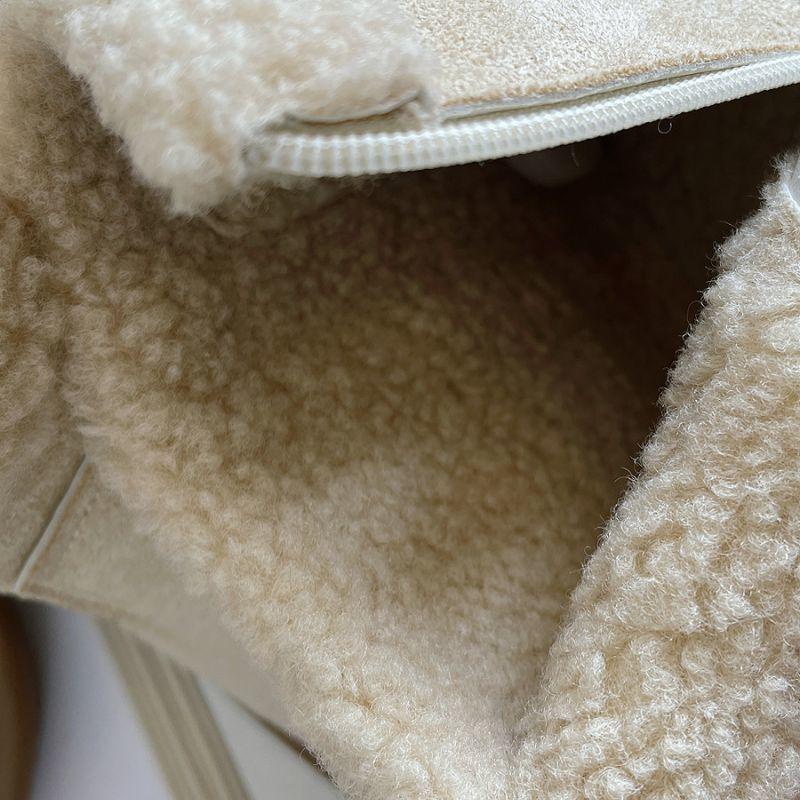 Flat with Winter Snow Boots Ankle Round Toe Ladies Shoes Fashion Turned-over Edge Concise Low Heel Women's Boots Botas