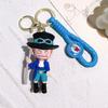 One Piece Keychain One Piece Big Jackpot Sabo Pirate Fire Emperor Keychain Figurine for Keys