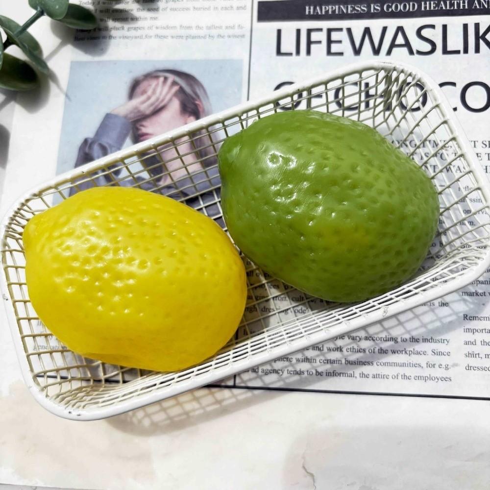Crispy Lemon Squeeze Toy Handmade Lemon Squishy Toy Fruit Design Lemon Fidget Ball Fidget Toy