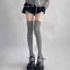 Slouch Thigh High Socks Women Stretchy Over-the-knee Scrunch Socks Long Over Knee Stockings for Boots Skirts Party Dating Street Wear